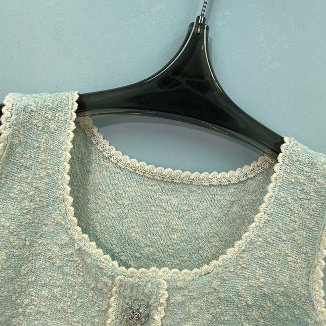 CHANEL 26S SLEEVELESS KNIT TOP 1472