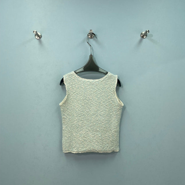 CHANEL 26S SLEEVELESS KNIT TOP 1472