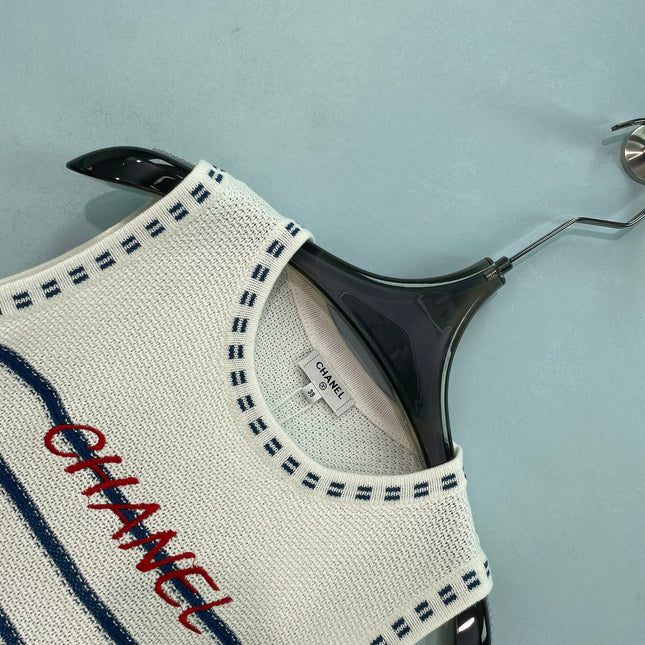 CHANEL 26S SLEEVELESS KNIT TOP 1404