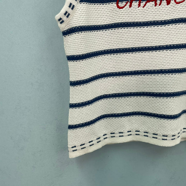 CHANEL 26S SLEEVELESS KNIT TOP 1404