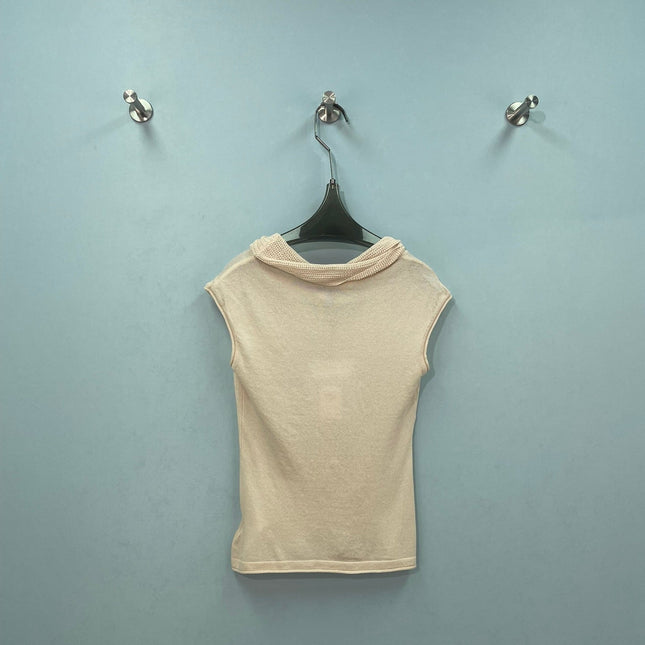CHANEL 26S SLEEVELESS KNIT TOP 1402