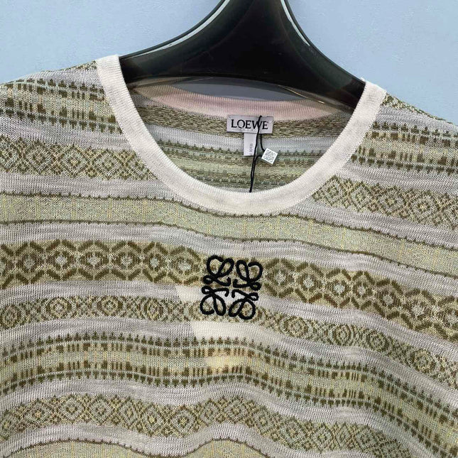 LOEWE 26S SHORT-SLEEVE KNIT T-SHIRT 572