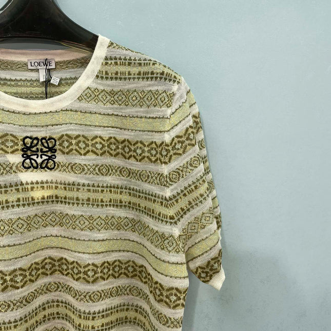 LOEWE 26S SHORT-SLEEVE KNIT T-SHIRT 572