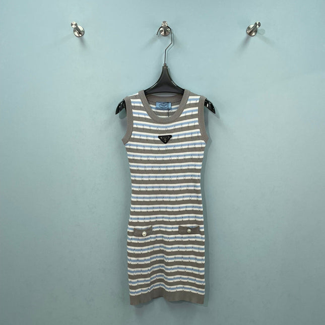 PRADA 26S SLEEVELESS KNIT DRESS STYLE 925