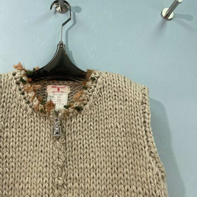 CHANEL 26S KNIT ZIP-UP VEST 1763