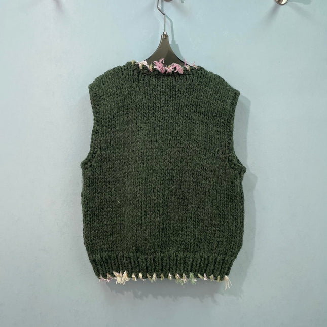 CHANEL 26S KNIT ZIP-UP VEST 1762