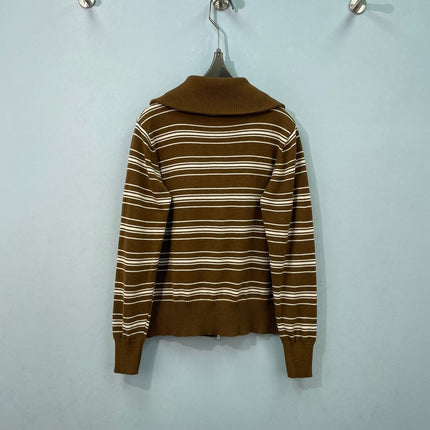 LOEWE 26S ZIP-UP KNIT CARDIGAN 722