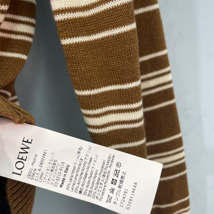 LOEWE 26S ZIP-UP KNIT CARDIGAN 722