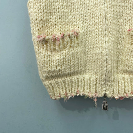CHANEL 26S KNIT ZIP-UP VEST 1655