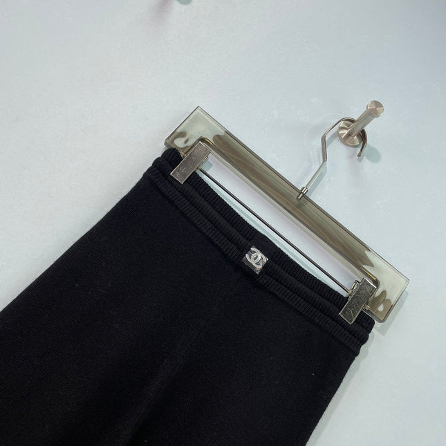 CHANEL 26S WIDE-LEG KNIT PANTS 1736