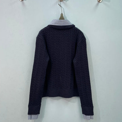 MIUMIU 26S CABLE-KNIT SWEATER 1540