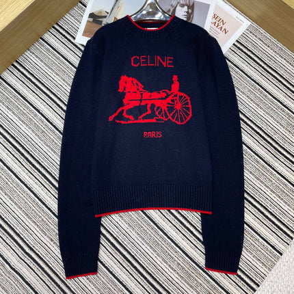 CELINE 26S CREWNECK KNIT SWEATER 555