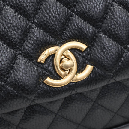 QUILTED CAVIAR 28CM 92992 BLACK