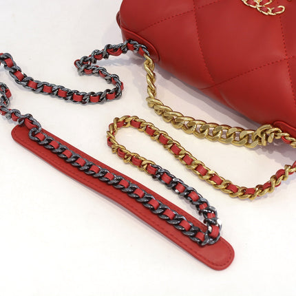 19 FLAP BAG 26CM 9010 RED