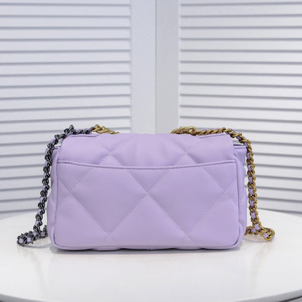 19 FLAP BAG 26CM 9010 PURPLE
