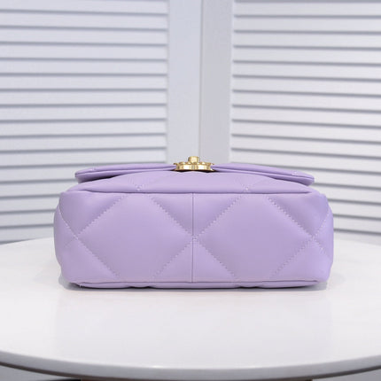 19 FLAP BAG 26CM 9010 PURPLE