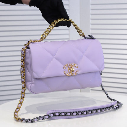 19 FLAP BAG 26CM 9010 PURPLE