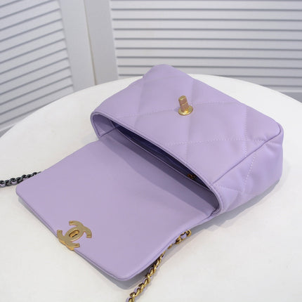 19 FLAP BAG 26CM 9010 PURPLE