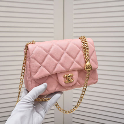 MINI FLAP BAG CAVIAR 20CM 3891 PINK