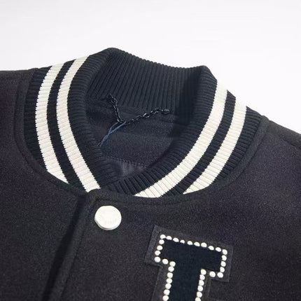 LV Signature Varsity Blouson Black White