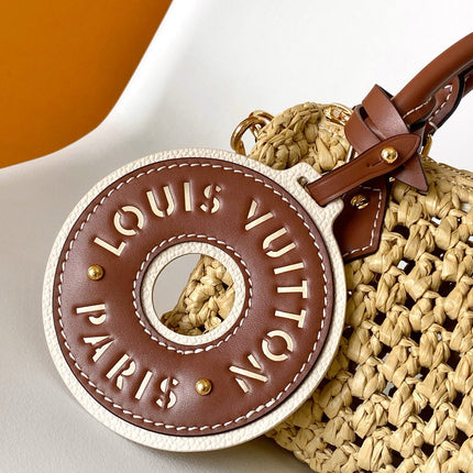 NANO SPEEDY 16 IN RAFFIA GOLD HARDWARE