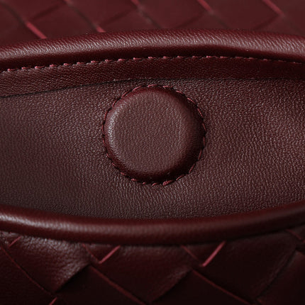 LARGE HOP 54 IN BURGUNDY LAMBSKIN