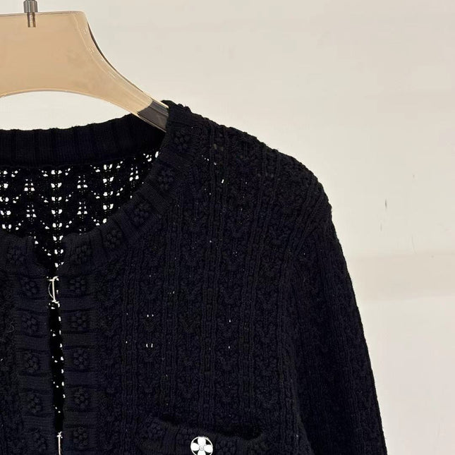 CC Knitted Sweater Cardigan