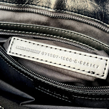 MINI 24 LE CITY BAG IN BLACK LEATHER