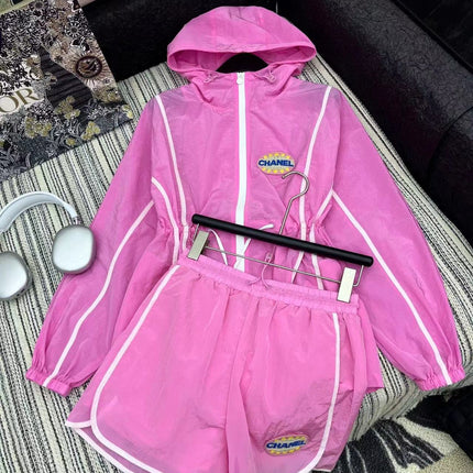 CC Set Jacket With Shorts Nilong
