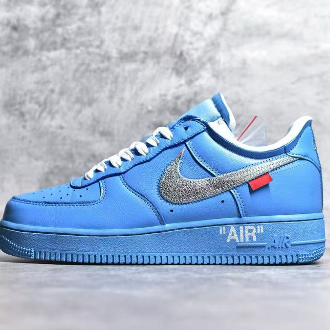 NIKE AIR FORCE 1 LOW OFF-WHITE MCA UNIVERSITY BLUE SNEAKERS