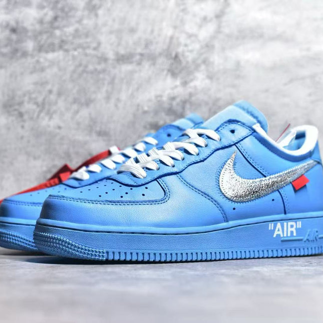 NIKE AIR FORCE 1 LOW OFF-WHITE MCA UNIVERSITY BLUE SNEAKERS