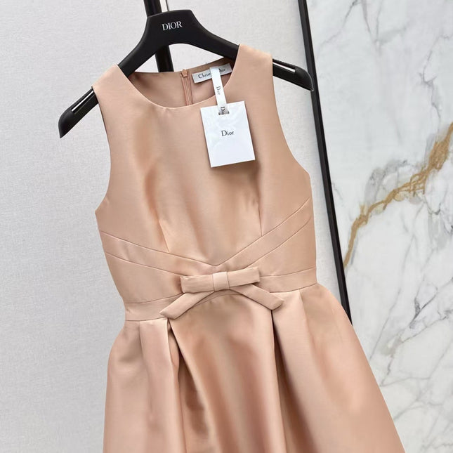 DIOR DRESS IN DARK NUDE