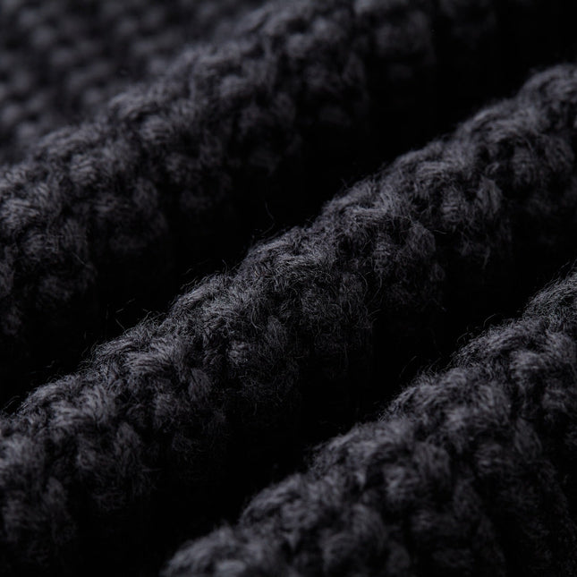 PRADA ZIP-UP IN BLACK WOOL