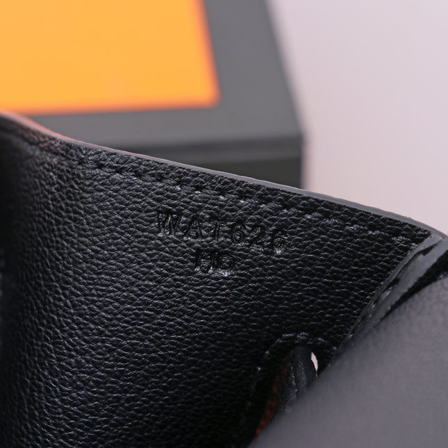 HAC A DOS PM BACKPACK 28 IN BLACK TOGO LEATHER