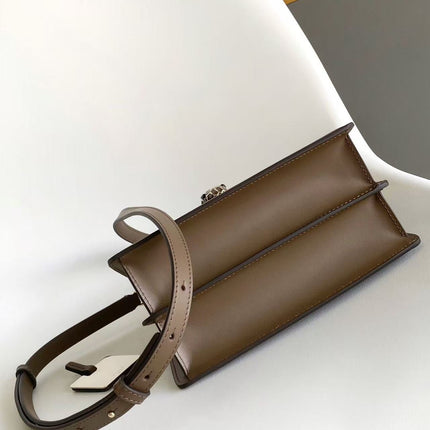 BULGARI SERPENTI FOREVER TOP 20 HANDLE BAG IN BROWN CALFSKIN GOLD HARDWARE