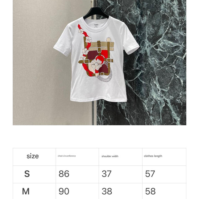 HERMES 25S CREW NECK T-SHIRT 459