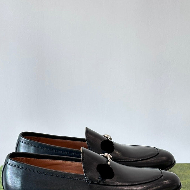 HB LOAFERS IN BLACK CALFSKIN