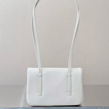 CHANEL 26S JENNY BAG 17 IN WHITE CALFSKIN