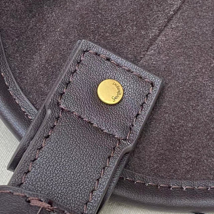 YSL 26S MOMBASA HOBO BAG MEDIUM IN BROWN CHOCOLATE CALFSKIN