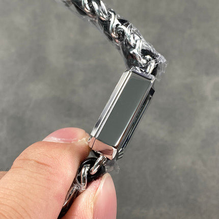 CHANEL PREMIERE H0451 ICONIC CHAIN WATCH STEEL AND CALFSKIN