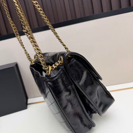 YSL 26S NIKI MEDIUM IN BLACK VINTAGE LEATHER