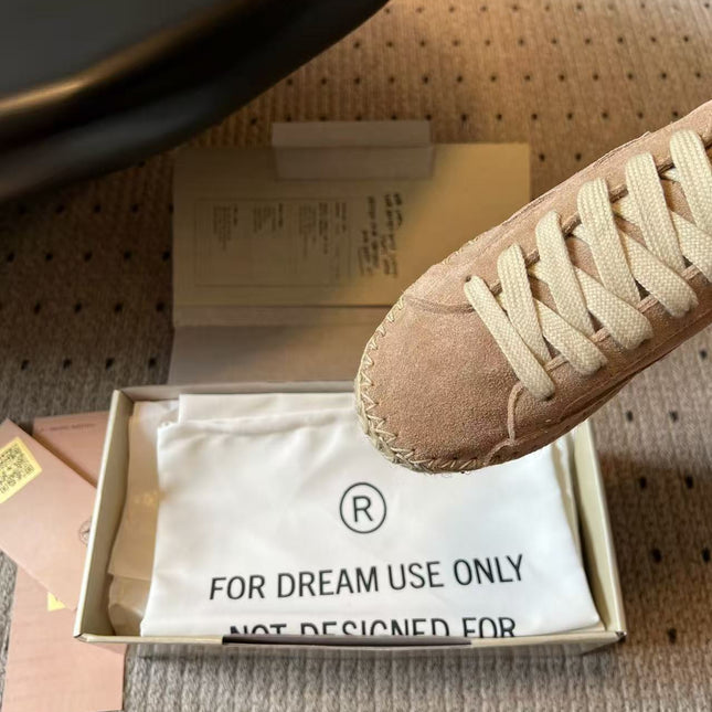 GOLDEN GOOSE 26S VINTAGE SNEAKER IN CREAM BEIGE SUEDE