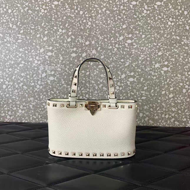 VALENTINO 26S GARAVANI ROCKSTUD MINI IN WHITE