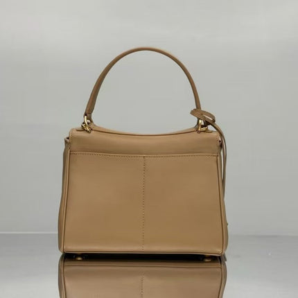 RODEO MEDIUM BAG 22 IN CAMEL BEIGE SMOOTH CALFSKIN GOLD HARDWARE