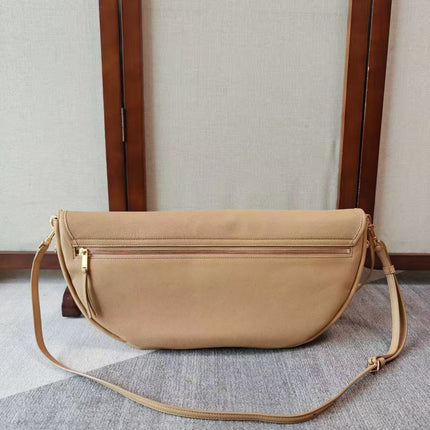 CELINE 26S LITTLE HALFMOON SOFT 25 IN BEIGE LAMBSKIN