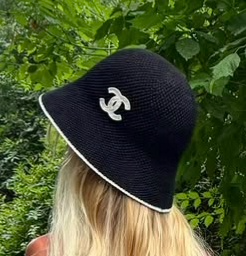 KNITTED BUCKET HAT BLACK 14826