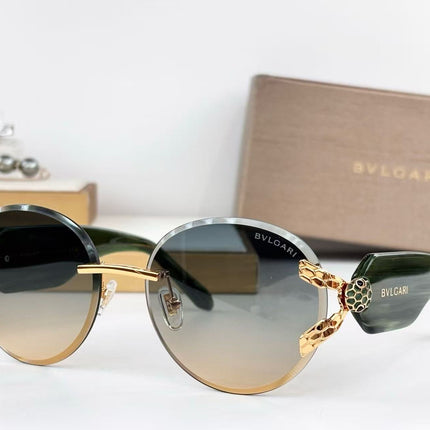 BVL 26S SERPENTI ROUND SUNGLASSES IN ACETATE