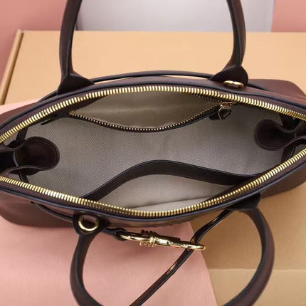 AVENTURE NAPPA BAG 33 IN CHESTNUT LAMBSKIN GOLD HARDWARE
