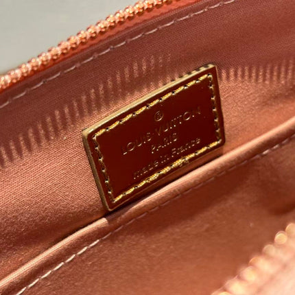 SPEEDY 23 IN GOLD MONOGRAM EMBOSSED CALFSKIN