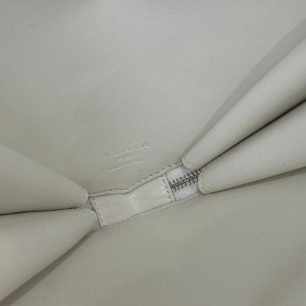 LE COEUR HEART BAG 21 IN WHITE CALFSKIN